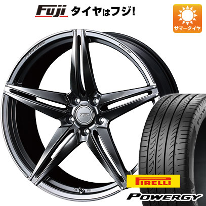 【新品国産車用5穴114.3】 夏タイヤ ホイール4本セット 245/45R19 ピレリ パワジー WEDS ウェッズ F-ZERO FZ-3 8J 19インチ(送料無料)