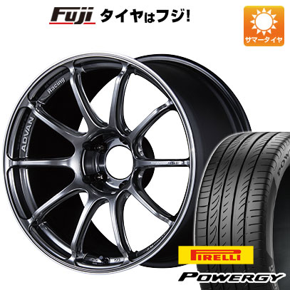【新品国産車用5穴114.3】 夏タイヤ ホイール4本セット 225/45R18 ピレリ パワジー ヨコハマ アドバンレーシング RSIII 7.5J 18インチ(送料無料)｜フジコーポレーション