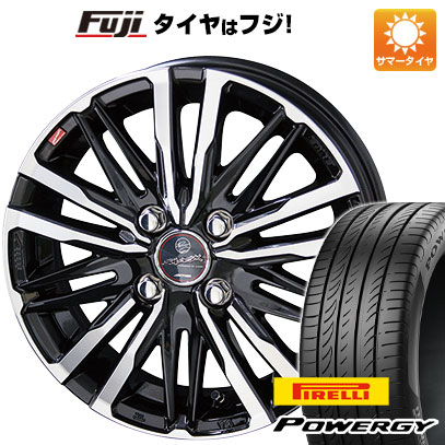 【新品 軽自動車】N-BOX タント スペーシア 夏タイヤ ホイール4本セット 165/55R15 ピレリ パワジー 共豊 スマック クレスト 4.5J 15インチ(送料無料)