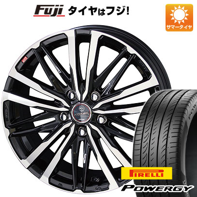 【新品国産車用5穴114.3】 夏タイヤ ホイール4本セット 225/45R18 ピレリ パワジー 共豊 スマック クレスト 7J 18インチ(送料無料)|フジコーポレーション