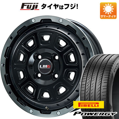 【新品 軽自動車】N-BOX タント スペーシア 夏タイヤ ホイール4本セット 165/55R15 ピレリ パワジー レアマイスター LMG DS-10 ブラック/ブラッククリアリム 4.5J 15インチ(送料無料)|フジコーポレーション