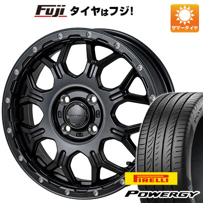【新品国産車用4穴100】 夏タイヤ ホイール4本セット 195/55R16 ピレリ パワジー モンツァ HI-BLOCK ジェラード 6J 16インチ(送料無料)｜フジコーポレーション
