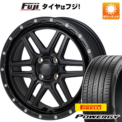 【新品国産車用4穴100】 夏タイヤ ホイール4本セット 195/55R16 ピレリ パワジー モンツァ HI-BLOCK エルデ 6J 16インチ(送料無料)｜フジコーポレーション