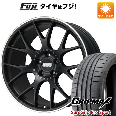 【新品国産車用5穴114.3】 夏タイヤ ホイール4本セット 245/40R20 グリップマックス シュアグリップ PRO SPORT BSW（限定） BBS GERMANY CH-R サテンブラック 8.5J 20インチ(送料無料)