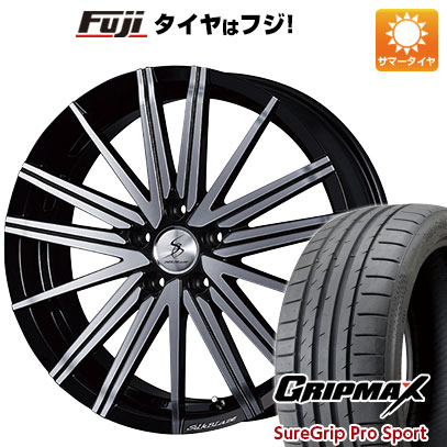 【新品国産車用5穴114.3】 夏タイヤ ホイール4本セット 215/45R18 グリップマックス シュアグリップ PRO SPORT BSW（限定） ケースペック SILK BLAZE ヴォルツァ 7J 18インチ(送料無料)｜フジコーポレーション