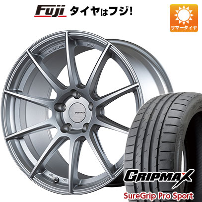 【新品国産車用5穴114.3】 夏タイヤ ホイール4本セット 215/45R18 グリップマックス シュアグリップ PRO SPORT BSW(限定) ブリヂストン ポテンザ SW010 7.5J 18インチ(送料無料)|フジコーポレーション