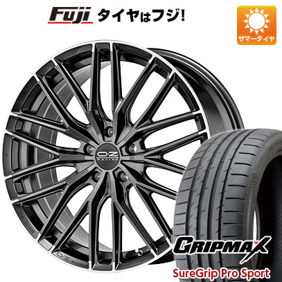 【新品国産車用5穴114.3】 夏タイヤ ホイール4本セット 245/40R19 グリップマックス シュアグリップ PRO SPORT BSW（限定） OZ グランツーリズモ HLT 8.5J 19インチ(送料無料)