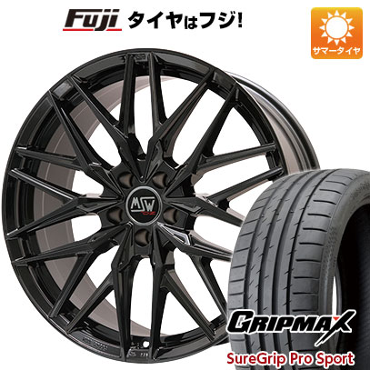 【新品国産車用5穴114.3】 夏タイヤ ホイール4本セット 245/40R20 グリップマックス シュアグリップ PRO SPORT BSW(限定) MSW by OZ Racing MSW 50(グロスブラック) 8.5J 20インチ(送料無料)