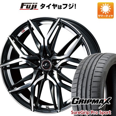 【新品国産車用5穴114.3】 夏タイヤ ホイール4本セット 225/40R18 グリップマックス シュアグリップ PRO SPORT BSW(限定) WEDS ウェッズ レオニス LM 8J 18インチ(送料無料)|フジコーポレーション