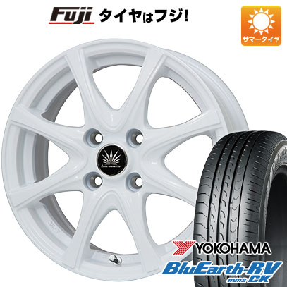 【パンク保証付き】【新品】クロスビー/イグニス 夏タイヤ ホイール4本セット 175/60R16 ヨコハマ ブルーアース RV-03CK プレミックス アマルフィV Jr(ホワイト) 5J 16インチ(送料無料)
