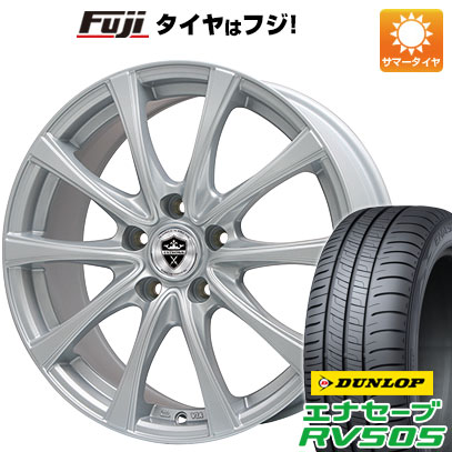 【新品国産車用5穴114.3】 夏タイヤ ホイール4本セット 215/50R18 ダンロップ エナセーブ RV505 エルベ エステローザ FSV 7.5J 18インチ(送料無料)|フジコーポレーション