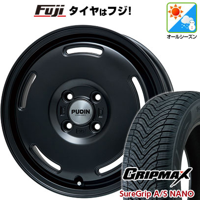 【新品 軽自動車】N-BOX タント スペーシア オールシーズンタイヤ ホイール4本セット 165/55R15 グリップマックス シュアグリップ オールシーズン ナノ(限定) プレミックス プディン 15インチ(送料無料)｜フジコーポレーション