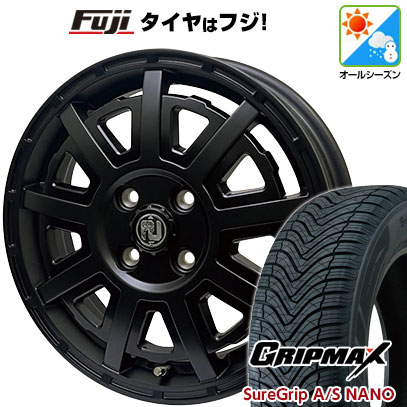 【新品 軽自動車】N-BOX タント スペーシア オールシーズンタイヤ ホイール4本セット 165/55R15 グリップマックス シュアグリップ オールシーズン ナノ(限定) リヴァイ オフロード プラスティックボム 4.5J 15インチ(送料無料) 64,460円
