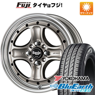 【新品 軽自動車】ハスラー デリカミニ(4WD) 夏タイヤ ホイール4本セット 165/60R15 ヨコハマ ブルーアース AE-01 WORK ワーク エクイップ 40 O/H 5J 15インチ(送料無料)｜フジコーポレーション 115,400円