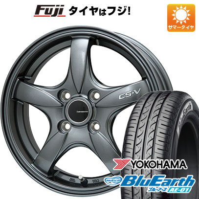 【新品】クロスビー/イグニス 夏タイヤ ホイール4本セット 175/60R16 ヨコハマ ブルーアース AE-01 レアマイスター CS-V(ガンメタ) 5J 16インチ(送料無料)｜フジコーポレーション