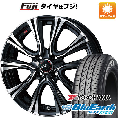 【新品 軽自動車】ハスラー デリカミニ(4WD) 夏タイヤ ホイール4本セット 165/60R15 ヨコハマ ブルーアース AE-01 WEDS ウェッズ レオニス VR 4.5J 15インチ(送料無料)|フジコーポレーション