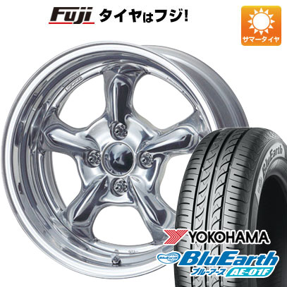 【新品国産車用4穴100】 夏タイヤ ホイール4本セット 185/60R15 ヨコハマ ブルーアース AE-01F WORK ワーク グッカーズ HEMI 6.5J 15インチ(送料無料) 106,590円