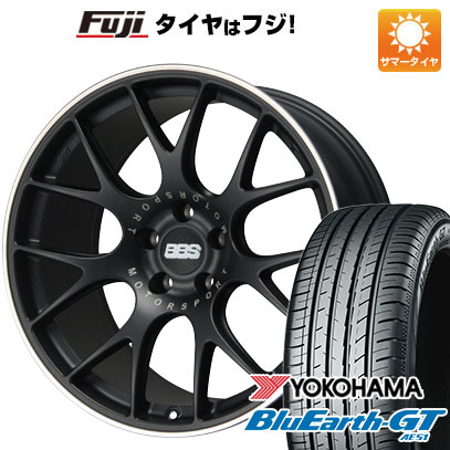【新品国産車用5穴114.3】 夏タイヤ ホイール4本セット 245/40R19 ヨコハマ ブルーアース GT AE51 BBS GERMANY CH-R サテンブラック 8J 19インチ(送料無料)