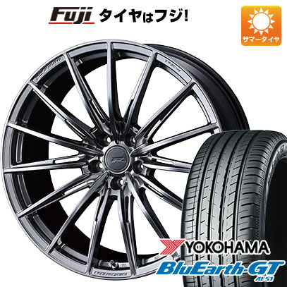 【新品国産車用5穴114.3】 夏タイヤ ホイール4本セット 245/40R19 ヨコハマ ブルーアース GT AE51 WEDS ウェッズ F-ZERO FZ-4 8J 19インチ(送料無料)