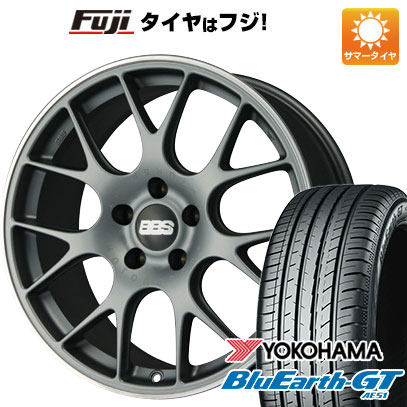 【新品国産車用5穴114.3】 夏タイヤ ホイール4本セット 235/40R19 ヨコハマ ブルーアース GT AE51 BBS GERMANY CH-R サテンチタニウム 8J 19インチ(送料無料)