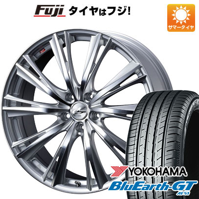 【新品国産車用5穴114.3】 夏タイヤ ホイール4本セット 225/45R19 ヨコハマ ブルーアース GT AE51 WEDS ウェッズ レオニス WX 19インチ(送料無料)|フジコーポレーション