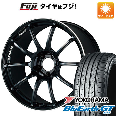 【新品国産車用5穴100】 夏タイヤ ホイール4本セット 215/40R18 ヨコハマ ブルーアース GT AE51 ヨコハマ アドバンレーシング RZII 8J 18インチ(送料無料)