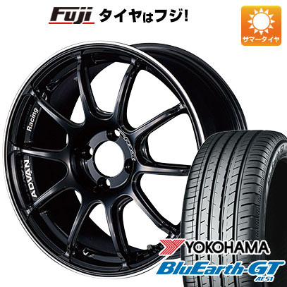 【新品】オーラ 夏タイヤ ホイール4本セット 205/50R17 ヨコハマ ブルーアース GT AE51 ヨコハマ アドバンレーシング RZII 7J 17インチ(送料無料)|フジコーポレーション