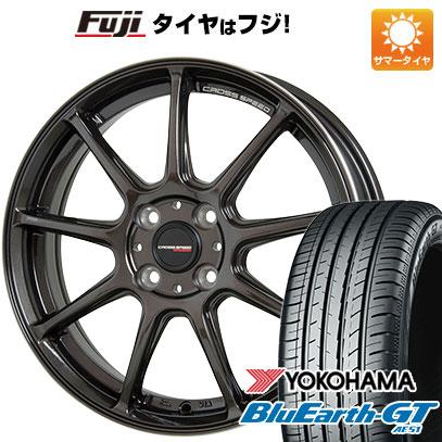 【新品国産車用4穴100】 夏タイヤ ホイール4本セット 185/60R15 ヨコハマ ブルーアース GT AE51 ホットスタッフ クロススピード ハイパーエディションRS9 5.5J 15インチ(送料無料) 60,720円