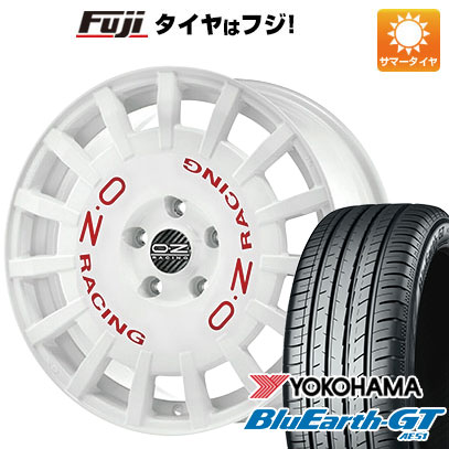 【新品】60系プリウス 夏タイヤ ホイール4本セット 195/60R17 ヨコハマ ブルーアース GT AE51 OZ ラリーレーシング 7J 17インチ(送料無料)