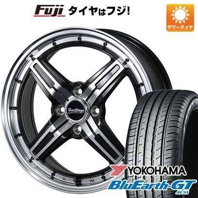【新品国産車用4穴100】 夏タイヤ ホイール4本セット 175/65R15 ヨコハマ ブルーアース GT AE51 ブレスト ビートステージ FS-C 15インチ(送料無料)｜フジコーポレーション