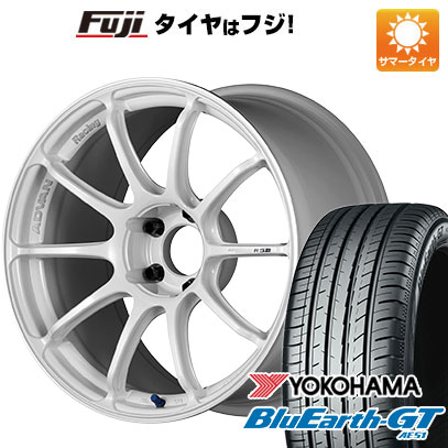 【新品国産車用5穴114.3】 夏タイヤ ホイール4本セット 225/40R18 ヨコハマ ブルーアース GT AE51 ヨコハマ アドバンレーシング RSIII 8J 18インチ(送料無料)