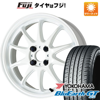 【新品国産車用5穴114.3】 夏タイヤ ホイール4本セット 215/50R17 ヨコハマ ブルーアース GT AE51 WORK ワーク エモーション ZR10 7J 17インチ(送料無料)|フジコーポレーション