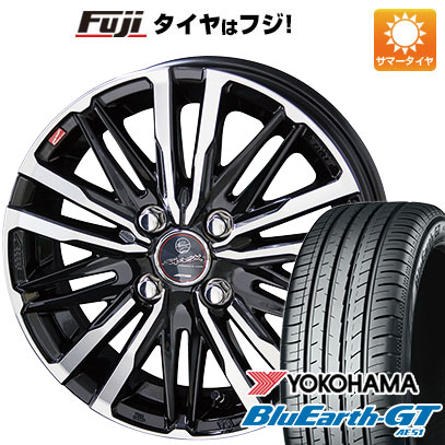 【新品国産車用4穴100】 夏タイヤ ホイール4本セット 185/60R16 ヨコハマ ブルーアース GT AE51 共豊 スマック クレスト 6J 16インチ(送料無料)