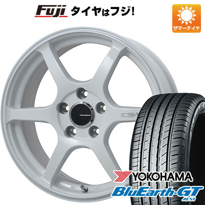 【新品】オーラ 夏タイヤ ホイール4本セット 205/50R17 ヨコハマ ブルーアース GT AE51 レアマイスター CS-V6(ホワイト) 7J 17インチ(送料無料)