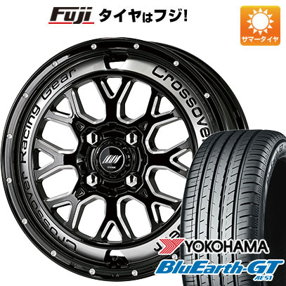 【新品国産車用4穴100】 夏タイヤ ホイール4本セット 185/65R14 ヨコハマ ブルーアース GT AE51 WORK ワーク クラッグ CKV 5.5J 14インチ(送料無料)