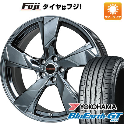 【新品国産車用5穴114.3】 夏タイヤ ホイール4本セット 225/45R19 ヨコハマ ブルーアース GT AE51 プレミックス ヴェランV(BMC) 8J 19インチ(送料無料)