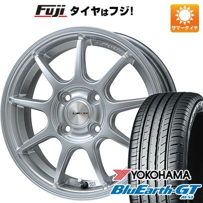 【新品国産車用4穴100】 夏タイヤ ホイール4本セット 195/45R16 ヨコハマ ブルーアース GT AE51 レアマイスター LMスポーツ LM-QR ハイパーシルバー 6.5J 16インチ(送料無料)|フジコーポレーション