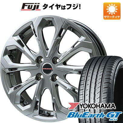 【新品】クロスビー/イグニス 夏タイヤ ホイール4本セット 175/60R16 ヨコハマ ブルーアース GT AE51 ビッグウエイ レイシーン プラバ5X(クロームハイパーシルバー) 5J 16インチ(送料無料)