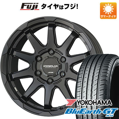 【新品国産車用4穴100】 夏タイヤ ホイール4本セット 195/50R16 ヨコハマ ブルーアース GT AE51 共豊 サーキュラー C10S 6J 16インチ(送料無料)