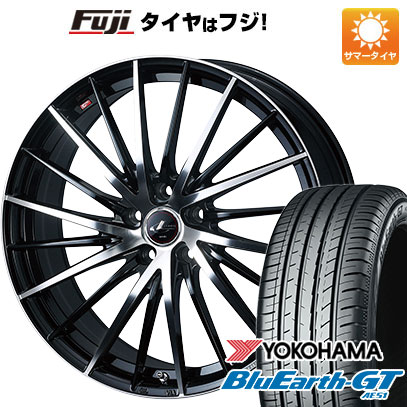 【新品国産車用5穴114.3】 夏タイヤ ホイール4本セット 205/65R16 ヨコハマ ブルーアース GT AE51 WEDS ウェッズ レオニス FR 6.5J 16インチ(送料無料)