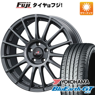 【新品国産車用5穴114.3】 夏タイヤ ホイール4本セット 215/50R17 ヨコハマ ブルーアース GT AE51 OZ スーパーツーリズモ TGR-WRT 7.5J 17インチ(送料無料)