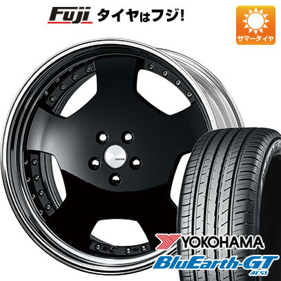 【新品国産車用5穴114.3】 夏タイヤ ホイール4本セット 225/40R19 ヨコハマ ブルーアース GT AE51 WORK ワーク ランベック LDZ 8J 19インチ(送料無料)|フジコーポレーション