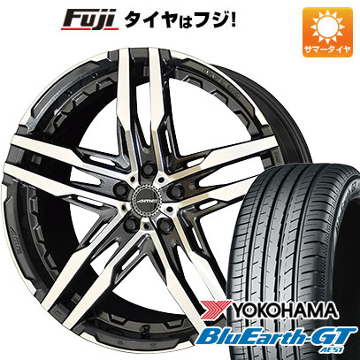 【新品国産車用5穴100】 夏タイヤ ホイール4本セット 215/40R18 ヨコハマ ブルーアース GT AE51 共豊 シャレン RG 8J 18インチ(送料無料)|フジコーポレーション