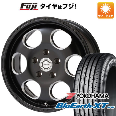 【新品】ヤリスクロス 夏タイヤ ホイール4本セット 205/65R16 ヨコハマ ブルーアース XT AE61 エルフォード ブラッドストック 1P 7J 16インチ(送料無料)