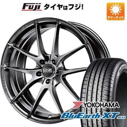 【新品国産車用5穴114.3】 夏タイヤ ホイール4本セット 225/65R17 ヨコハマ ブルーアース XT AE61 OZ レッジェーラHLT 17インチ(送料無料)