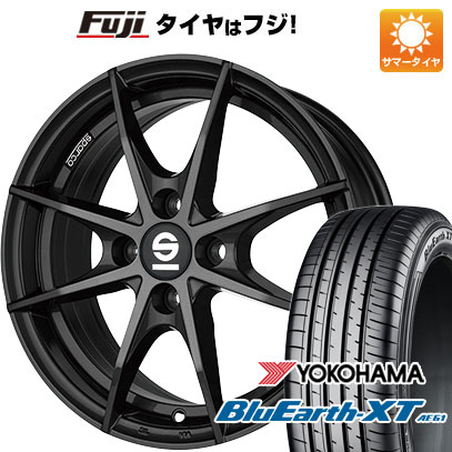 【新品】ライズ/ロッキー（ガソリン） 夏タイヤ ホイール4本セット 195/65R16 ヨコハマ ブルーアース XT AE61 OZ SPARCO トロフェオ 6.5J 16インチ(送料無料)