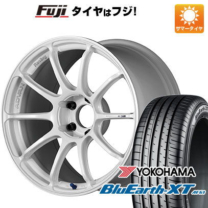 【新品国産車用5穴114.3】 夏タイヤ ホイール4本セット 225/50R18 ヨコハマ ブルーアース XT AE61 ヨコハマ アドバンレーシング RSIII 8J 18インチ(送料無料)|フジコーポレーション