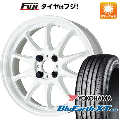 【新品国産車用5穴114.3】 夏タイヤ ホイール4本セット 215/55R17 ヨコハマ ブルーアース XT AE61 WORK ワーク エモーション ZR10 7J 17インチ(送料無料)｜フジコーポレーション