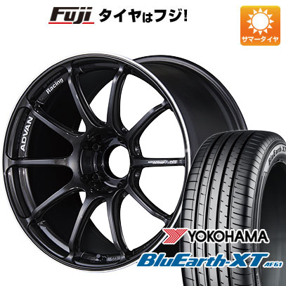 【新品国産車用5穴114.3】 夏タイヤ ホイール4本セット 225/50R18 ヨコハマ ブルーアース XT AE61 ヨコハマ アドバンレーシング RSIII 8J 18インチ(送料無料)|フジコーポレーション
