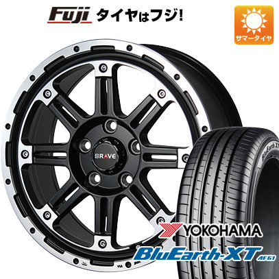 【新品】ヤリスクロス 夏タイヤ ホイール4本セット 205/65R16 ヨコハマ ブルーアース XT AE61 ブレスト バーンズテック ブレイブストリーム 7J 16インチ(送料無料)